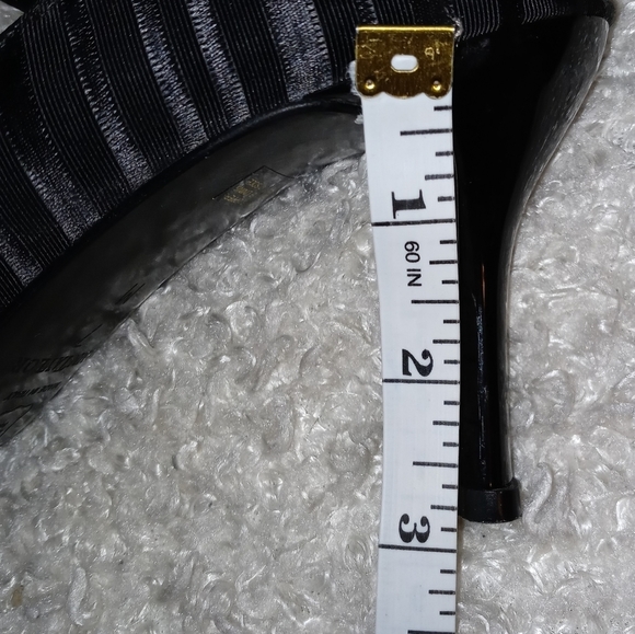 ANN TAYLOR MULE PUMPS HEELS POINTED-TOE, BLACK SIZE 7M - Picture 11 of 16